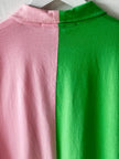 COMME DES GARÇONS - S/S 2005 TWO TONE POLO T-SHIRT