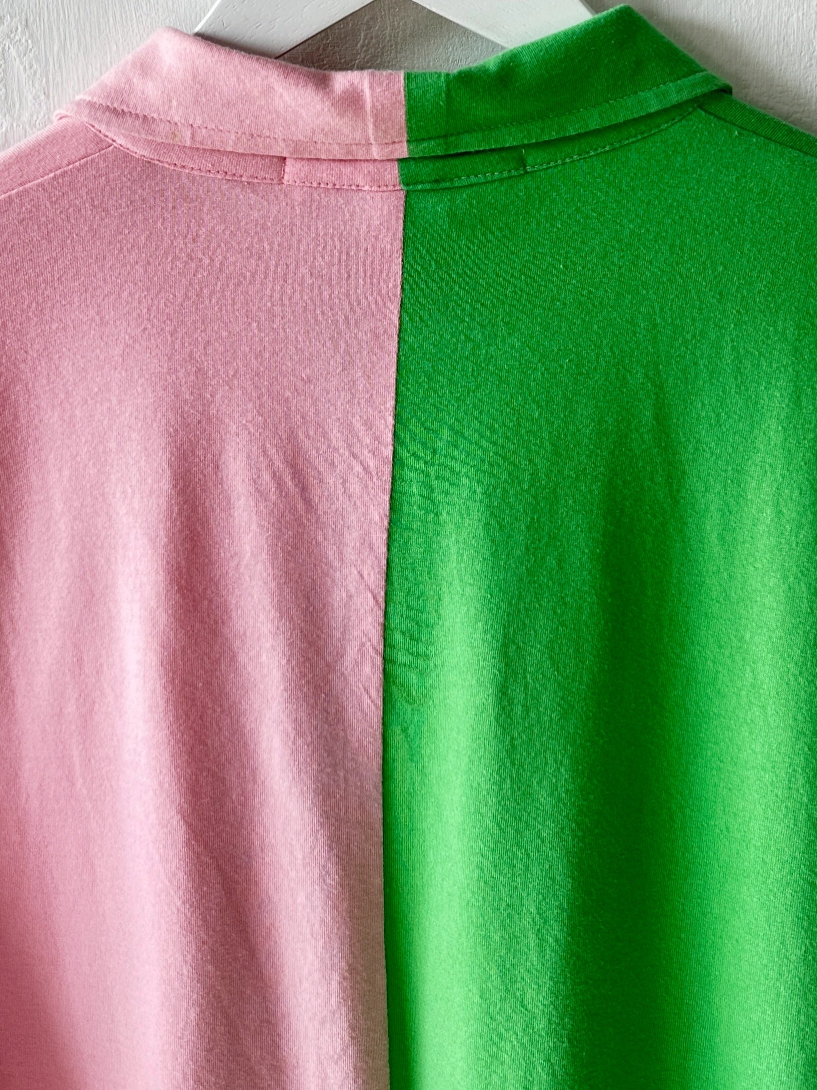 COMME DES GARÇONS - S/S 2005 TWO TONE POLO T-SHIRT