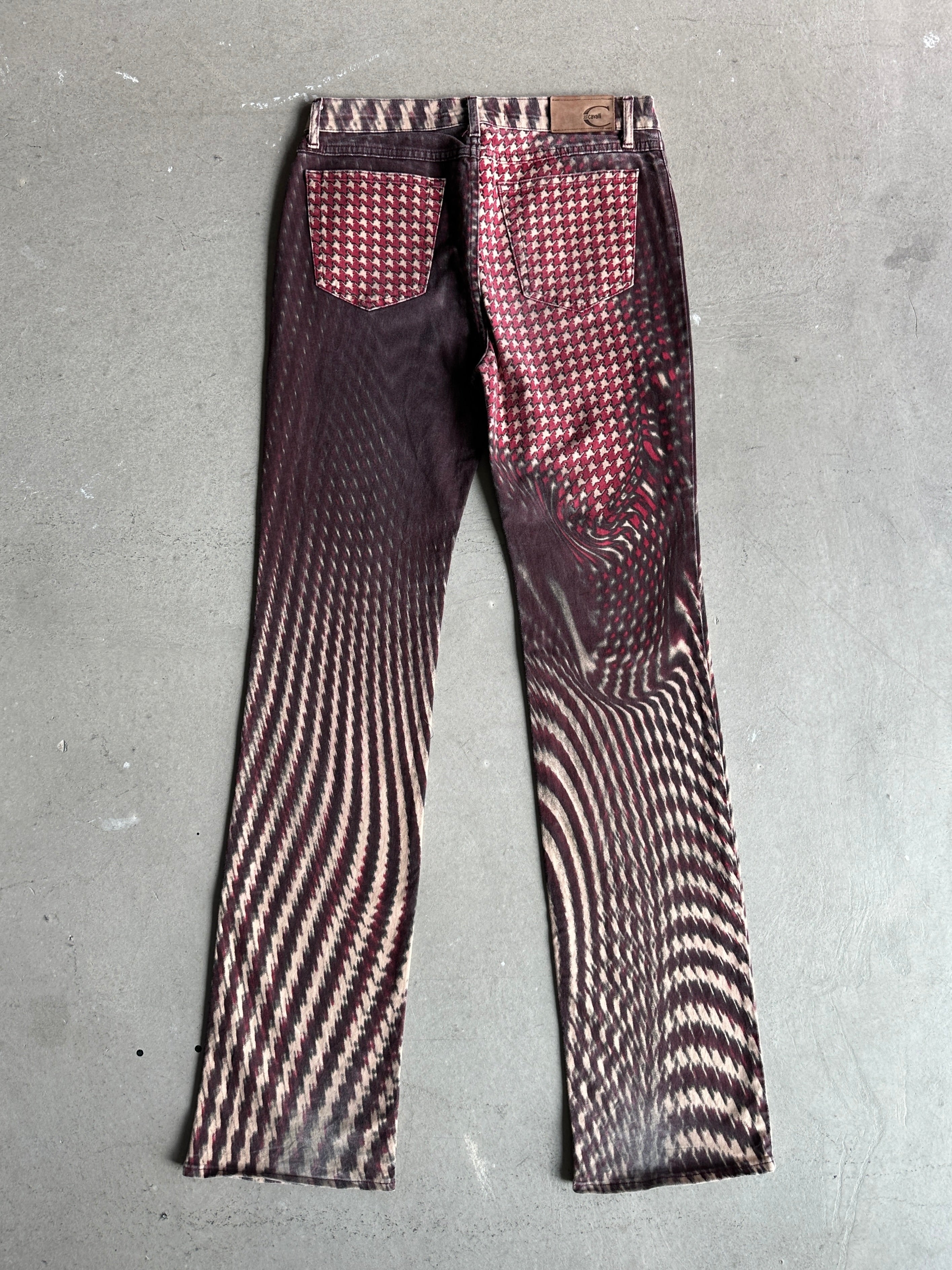 ROBERTO CAVALLI - 2001 STRAIGHT FIT PRINTED TROUSERS