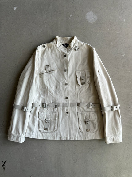 DOLCE & GABBANA - 2000s CARGO JACKET WITH BELTED WAIST