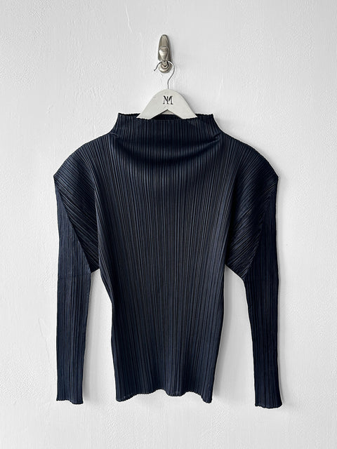 ISSEY MIYAKE PLEATS PLEASE - F/W 2000 PLEATED LONG SLEEVE TOP