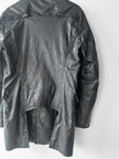 ANDREW MACKENZIE - F/W 2008 WAXED PVC LONG JACKET WITH ZIP DETAILS
