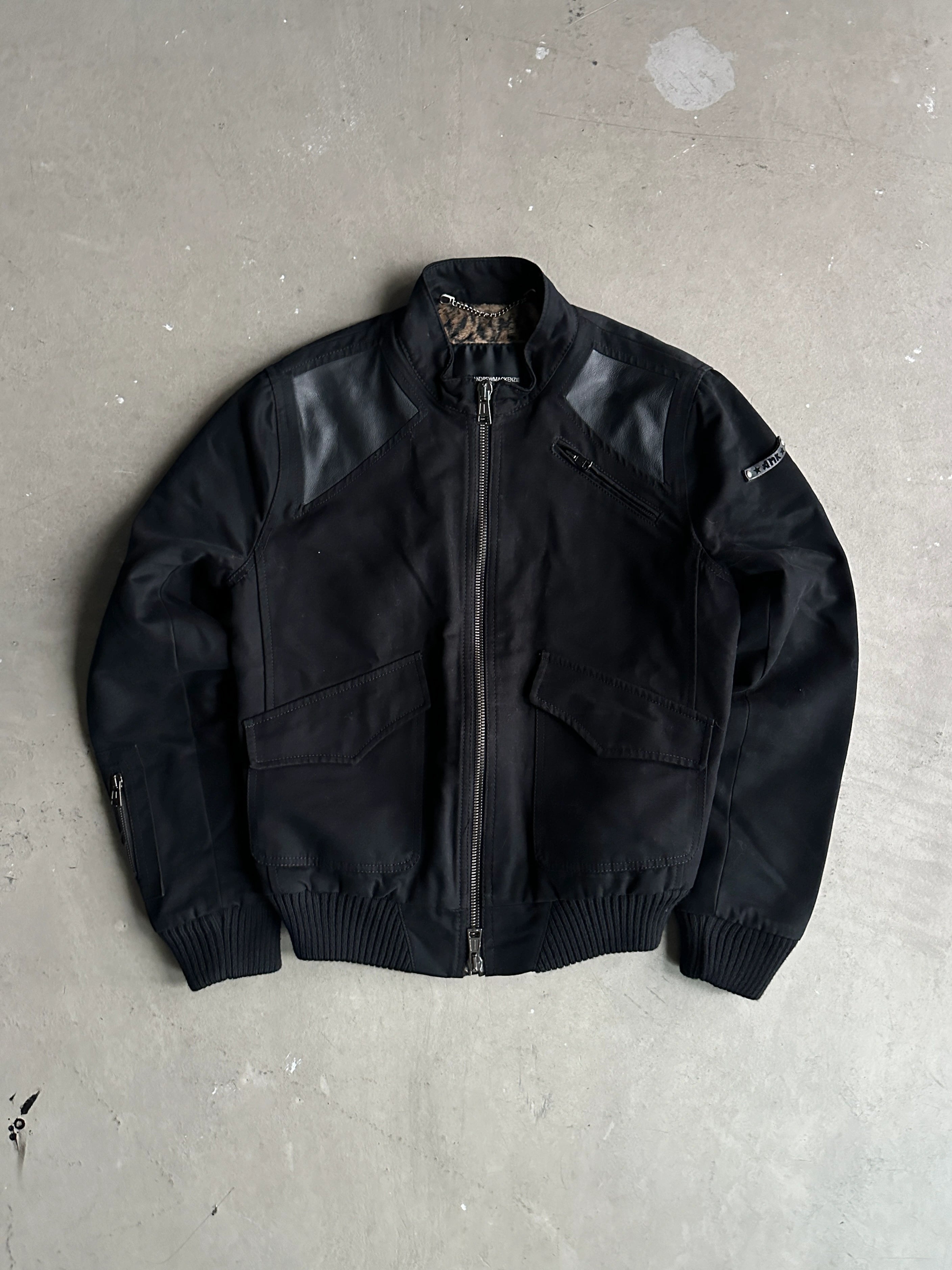 ANDREW MACKENZIE - 2000s MULTI POCKET BOMBER JACKET