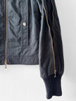 ICEBERG  - circa F/W 2003 STRAIGHT FIT JACKET WIT ZIP DETAILS AND KNIT INSERTS AT SLEEVE