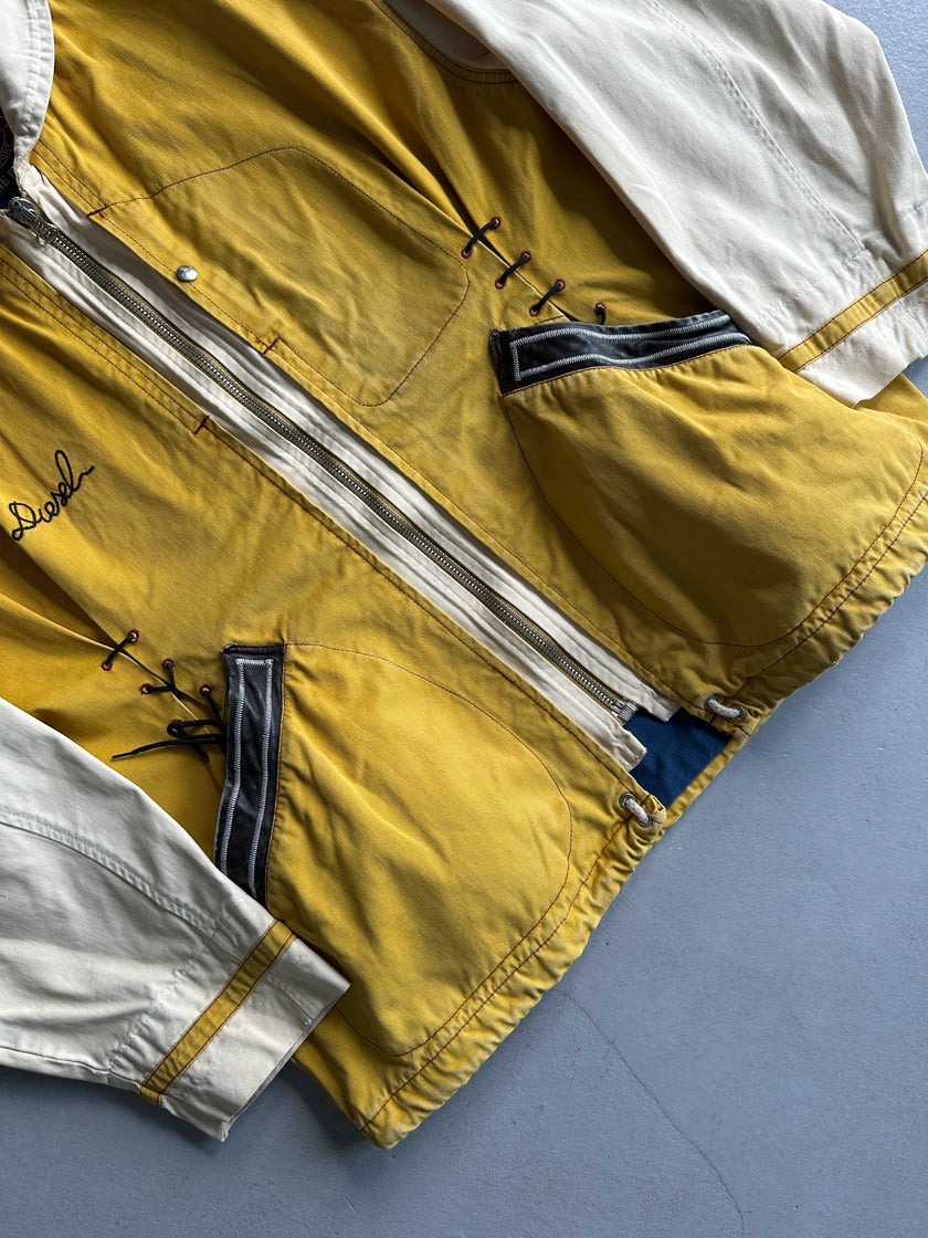 DIESEL - 1980s LIGHT JACKET WITH WAIST LACING DETAIL