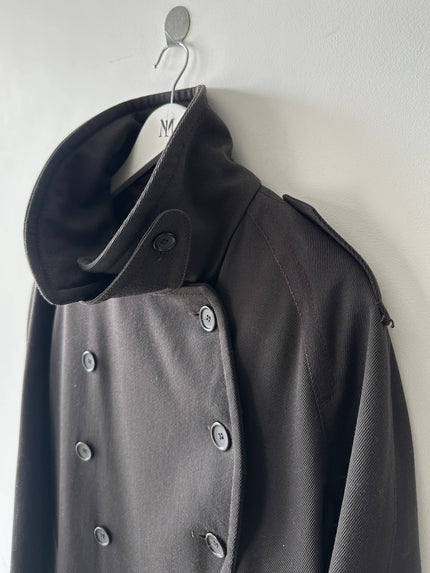 GIANFRANCO FERRÉ - 1990s DROPPED SHOULDERS FUNNEL NECK COAT
