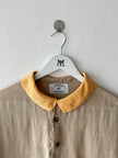 1980s LINEN POLO T-SHIRT