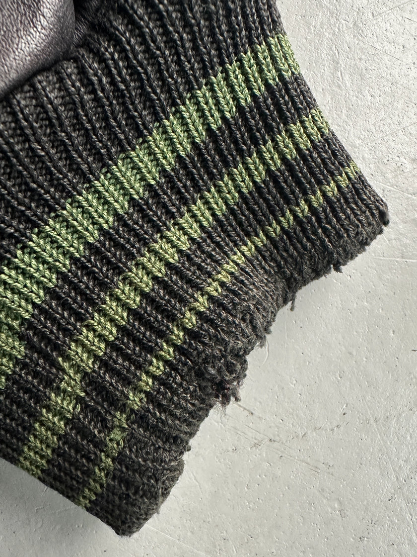 MARITHÉ + FRANÇOIS GIRBAUD X COMPAGNIE DES MONTAGNES & DES FORETS - 1980s LAYERED FRONT LEATHER JACKET