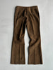 2000s FLARED LEG SUEDE TROUSERS