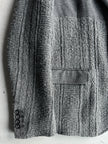 DANIELE ALESSANDRINI - 2000s SLIM FIT BLAZER WITH REMOVABLE HOOD PANEL