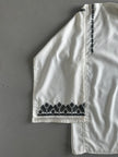 1970s EMBROIDERED WIDE SLEEVE TUNIC SHIRT