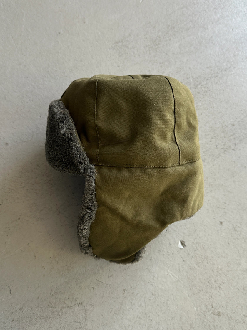 early 2000s TRAPPER SHEARLING HAT