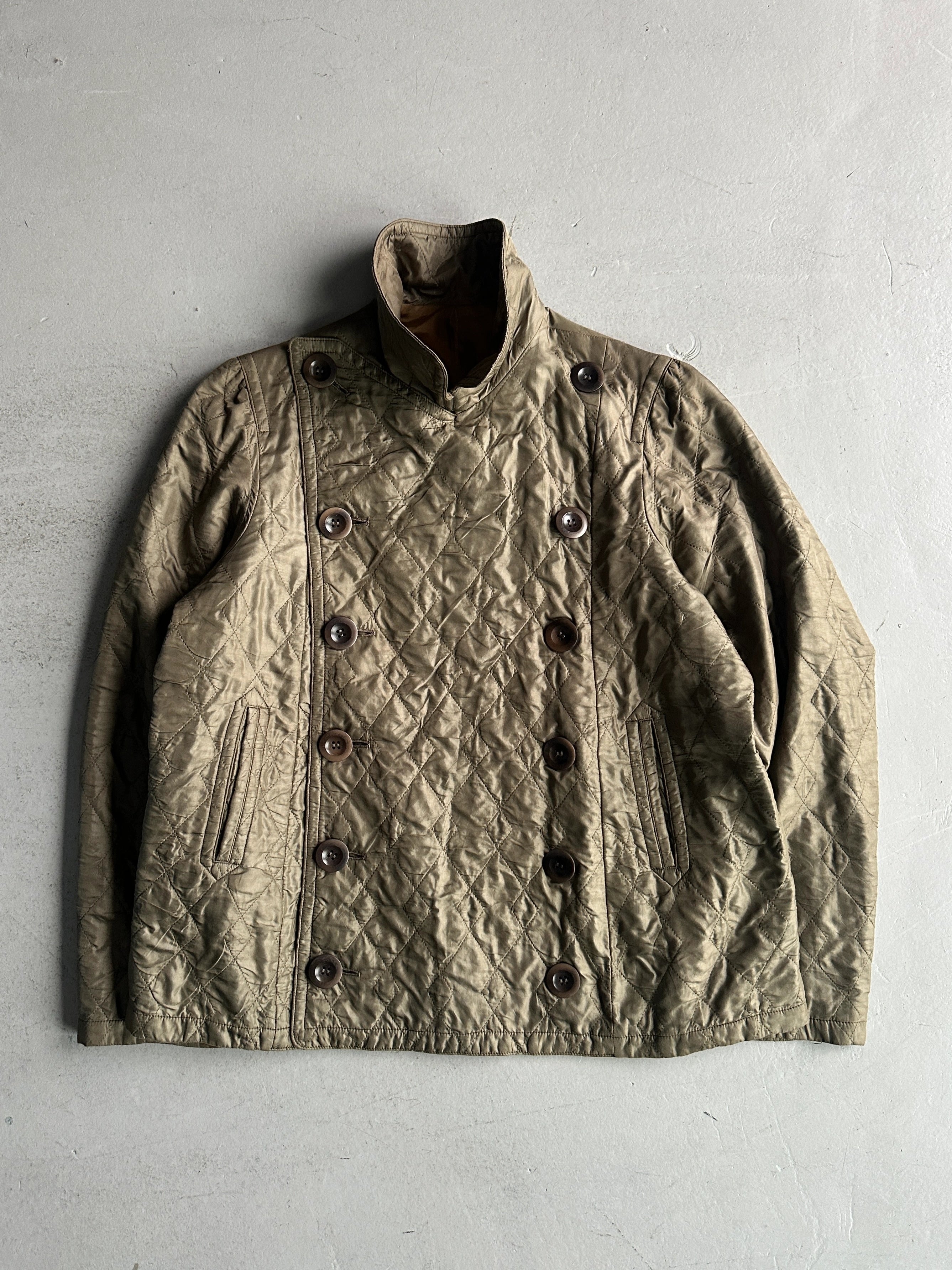 YOHJI YAMAMOTO Y's - A/W 2017 DOUBLE BREASTED QUILTED JACKET