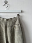 BALENCIAGA - 1990s CHECKED SKIRT PANTS