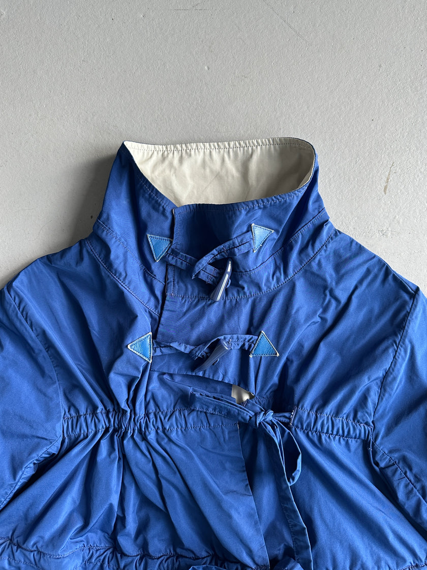 MARITHÉ + FRANÇOIS GIRBAUD - S/S 2013 FUNNEL NECK LAYERED LIGHT JACKET