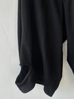 YOHJI YAMAMOTO - S/S 2025 TRACK SHORTS WITH CUT OUT DETAILS AT HEM