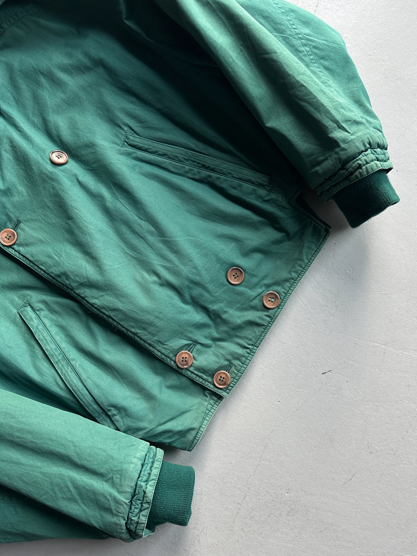 GIANNI VERSACE - 1980s BOMBER JACKET WITH FUR COLLAR