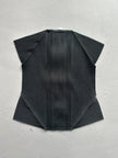 ISSEY MIYAKE ME - 2010s GEOMETRIC PLEATED TOTE BAG