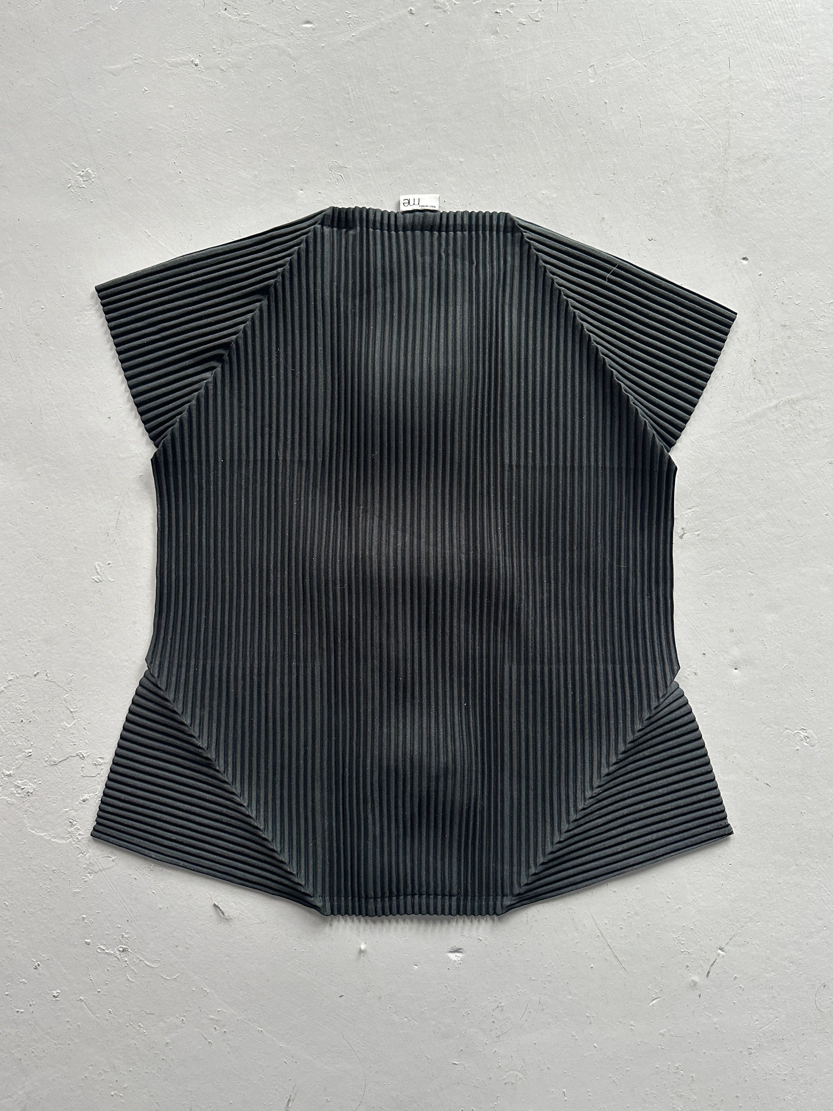 ISSEY MIYAKE ME - 2010s GEOMETRIC PLEATED TOTE BAG