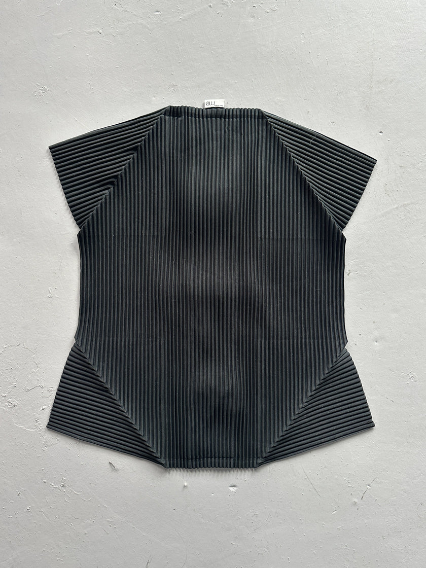 ISSEY MIYAKE ME - 2010s GEOMETRIC PLEATED TOTE BAG