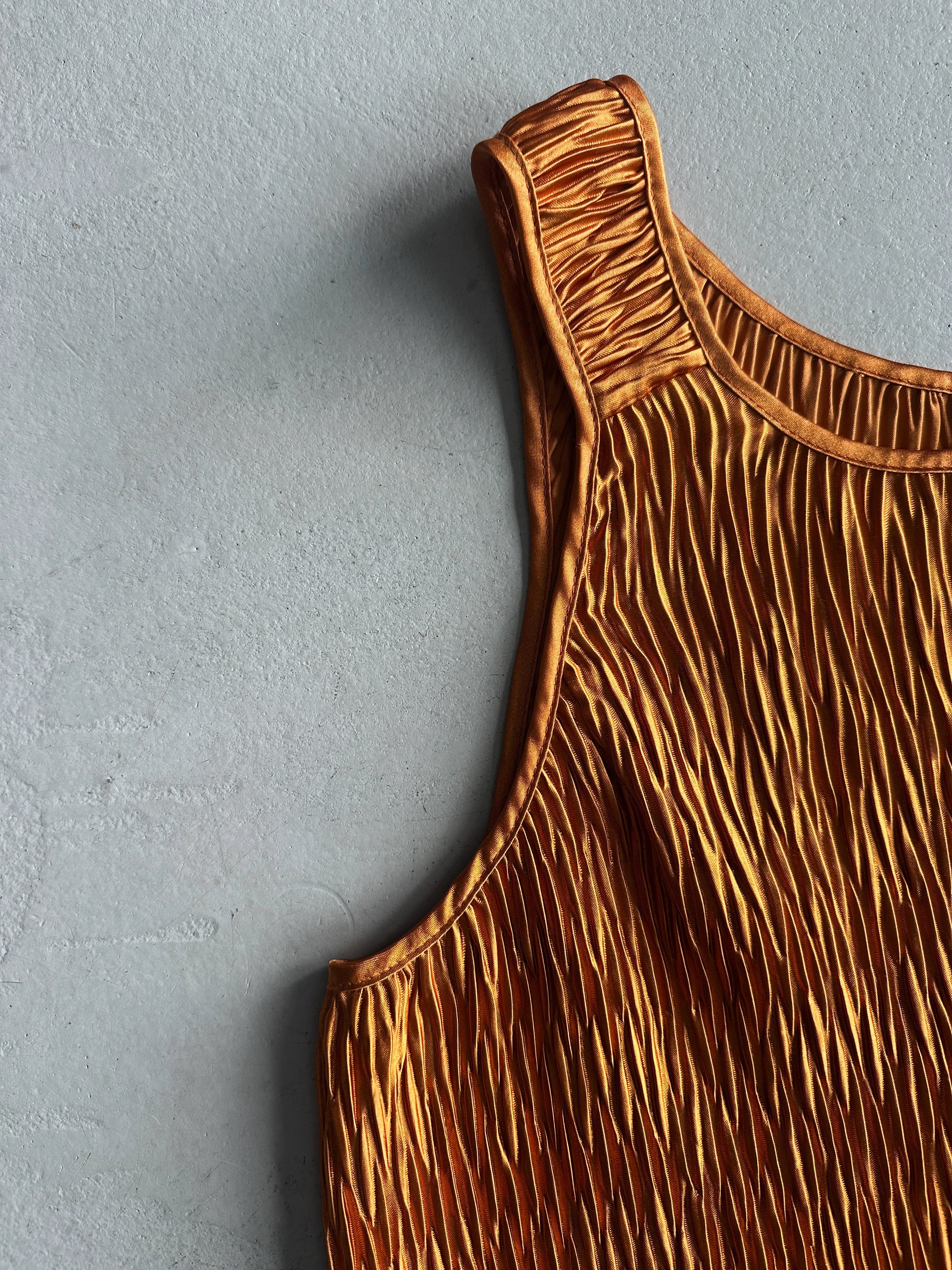 EMPORIO ARMANI - 1990s OPEN BACK VEST TOP