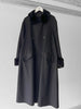 YOHJI YAMAMOTO NOIR - A/W 1996 DOUBLE BREASTED LONG FUR COAT