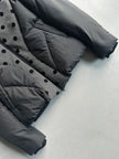 ANTONIO MARRAS - early 2000s PADDED JACKET WITH FLOCKED DOT DETAILING