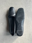 PRADA - 1990s SOFT LEATHER PENNY LOAFERS