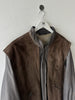 SPANISH LABEL 1980s PANELED LEATHER JACKET