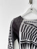 ISSEY MIYAKE - S/S 2015 GEOMETRIC PRINT LONG SLEEVE TOP