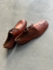 1990s SQUARE TOE LEATHER DERBY SHOES