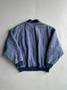 ISSEY MIYAKE HAI - 1980s ALL OVER EMBROIDERED LOGO  BOMBER JACKET