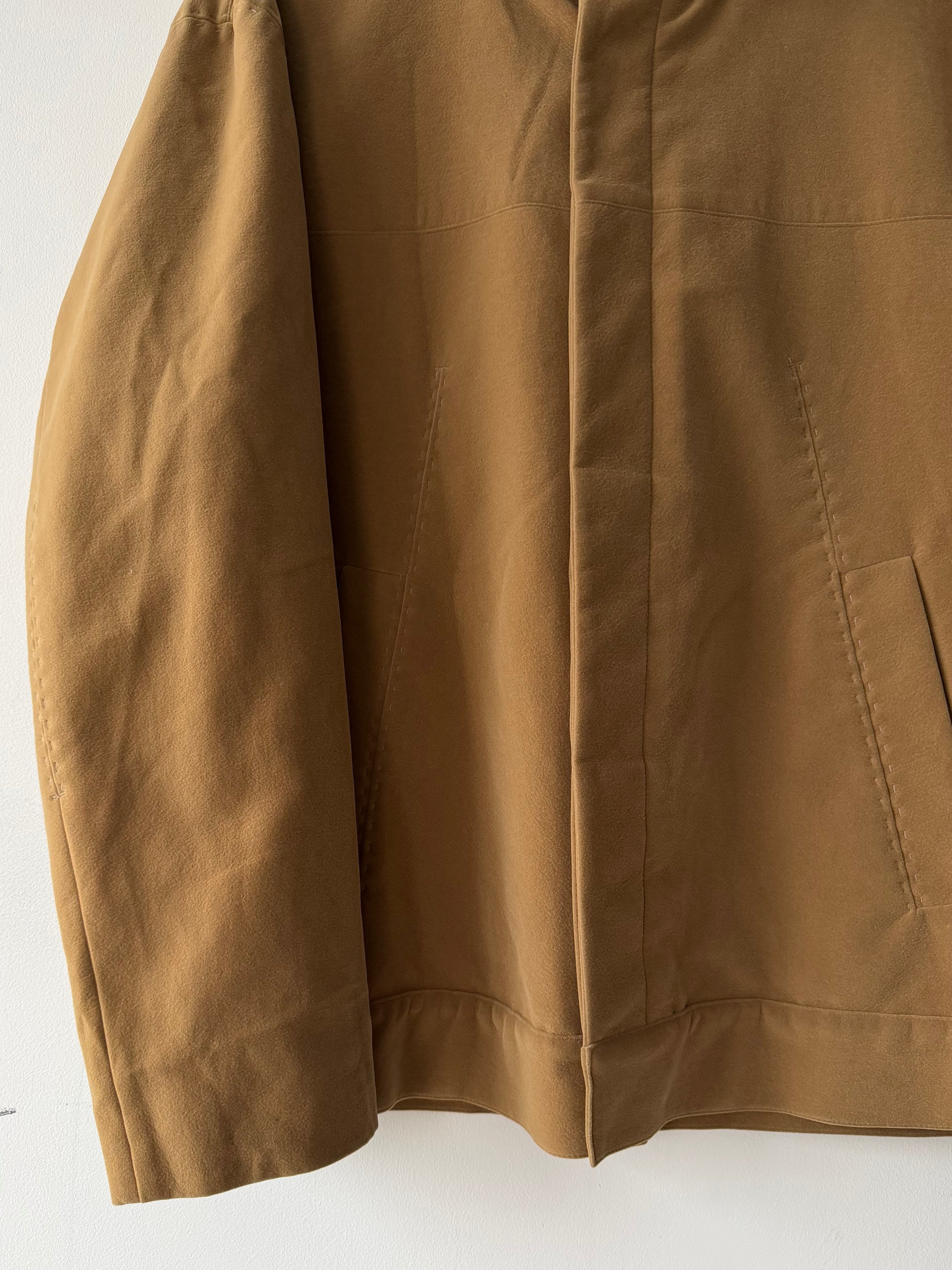 GIANFRANCO FERRÉ - 1990s STAND COLLAR STRAIGHT FIT JACKET WITH STITCHING DETAILS