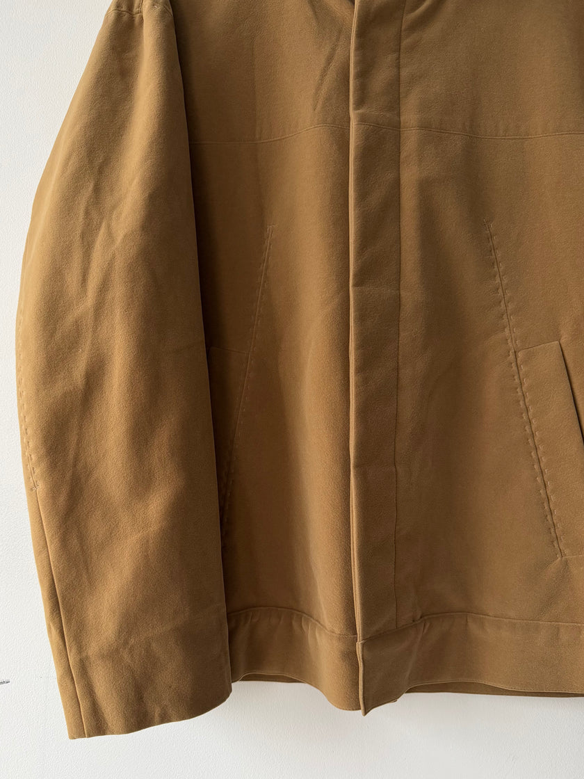 GIANFRANCO FERRÉ - 1990s STAND COLLAR STRAIGHT FIT JACKET WITH STITCHING DETAILS