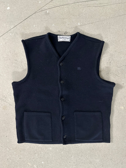 BURBERRYS- 1980s KNIT GILET