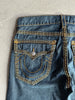 TRUE RELIGION BILLY SUPER T WORLD TOUR STITCH MEGA -  2000s MEN'S SLIM FIT JEANS