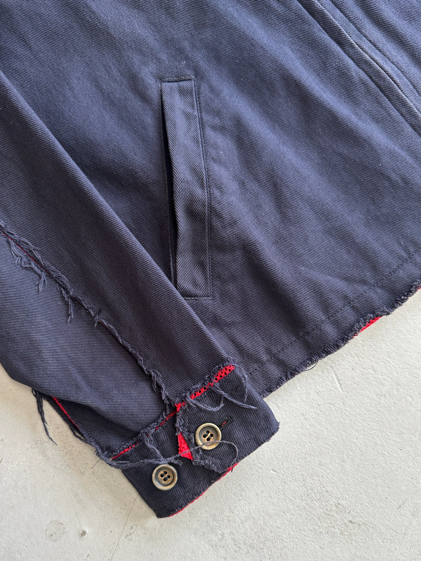 COMME DES GARÇONS - S/S 2003 MESH DETAIL ZIPPED JACKET