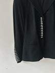 GAETANO NAVARRA - 1990s TAILORED BLAZER WITH PEARL BUTTONS