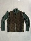 DOLCE & GABBANA - 1990s 2 IN 1 CORDUROY JACKET WITH KNITTED REMOVABLE SLEEVE