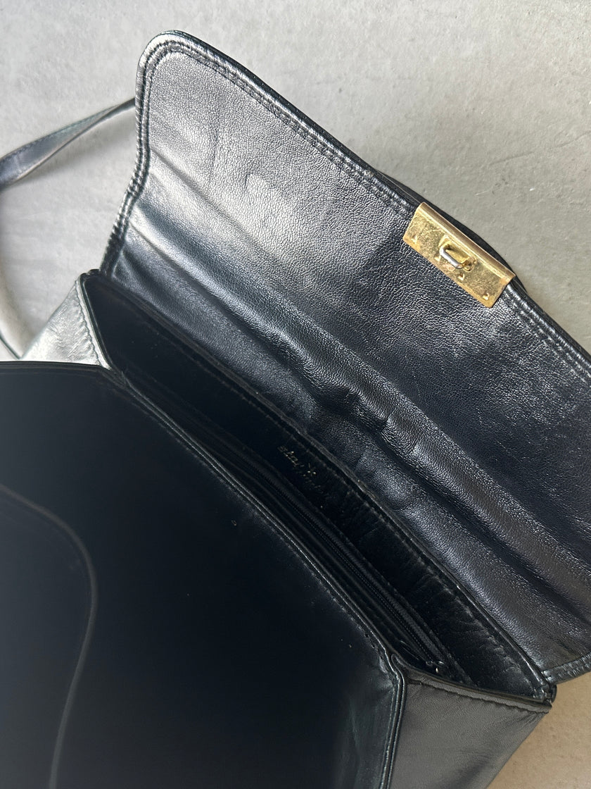 1970s LEATHER HANDBAG