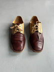 MIU MIU - F/W 1999 BUBBLE SOLE LACE UP OXFORD LEATHER SHOES