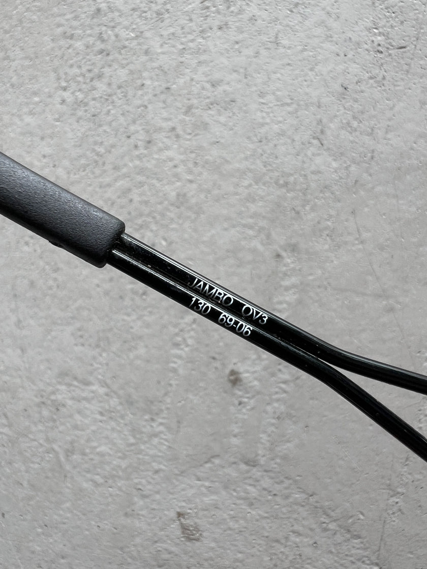 DIESEL - 2000s WRAPAROUND SUNGLASSES WITH METAL SCREW DETAIL