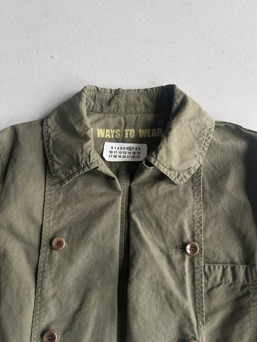 MARTIN MARGIELA - S/S 2003 3 WAYS TO WEAR BUTTONED JACKET