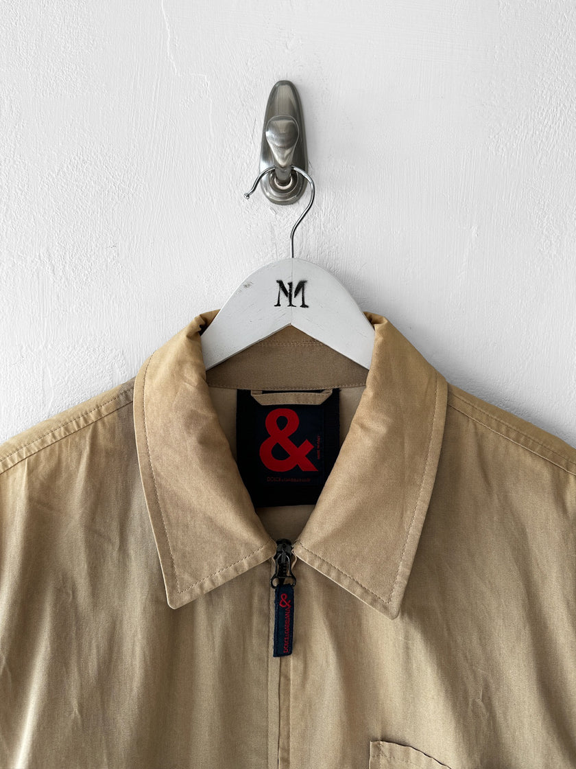DOLCE & GABBANA - circa 1996/1999 TECHNICAL JACKET WITH SIDE ZIP DETAILS