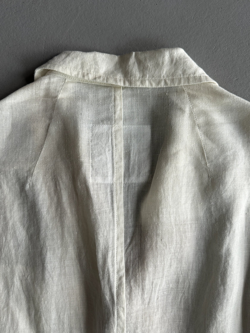 YOHJI YAMAMOTO Y'S - 1990s COLOUR BLOCKING LINEN BLAZER