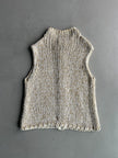 ITALIAN LABEL early 2000s KNITTED YARN ZIPPED VEST GILET