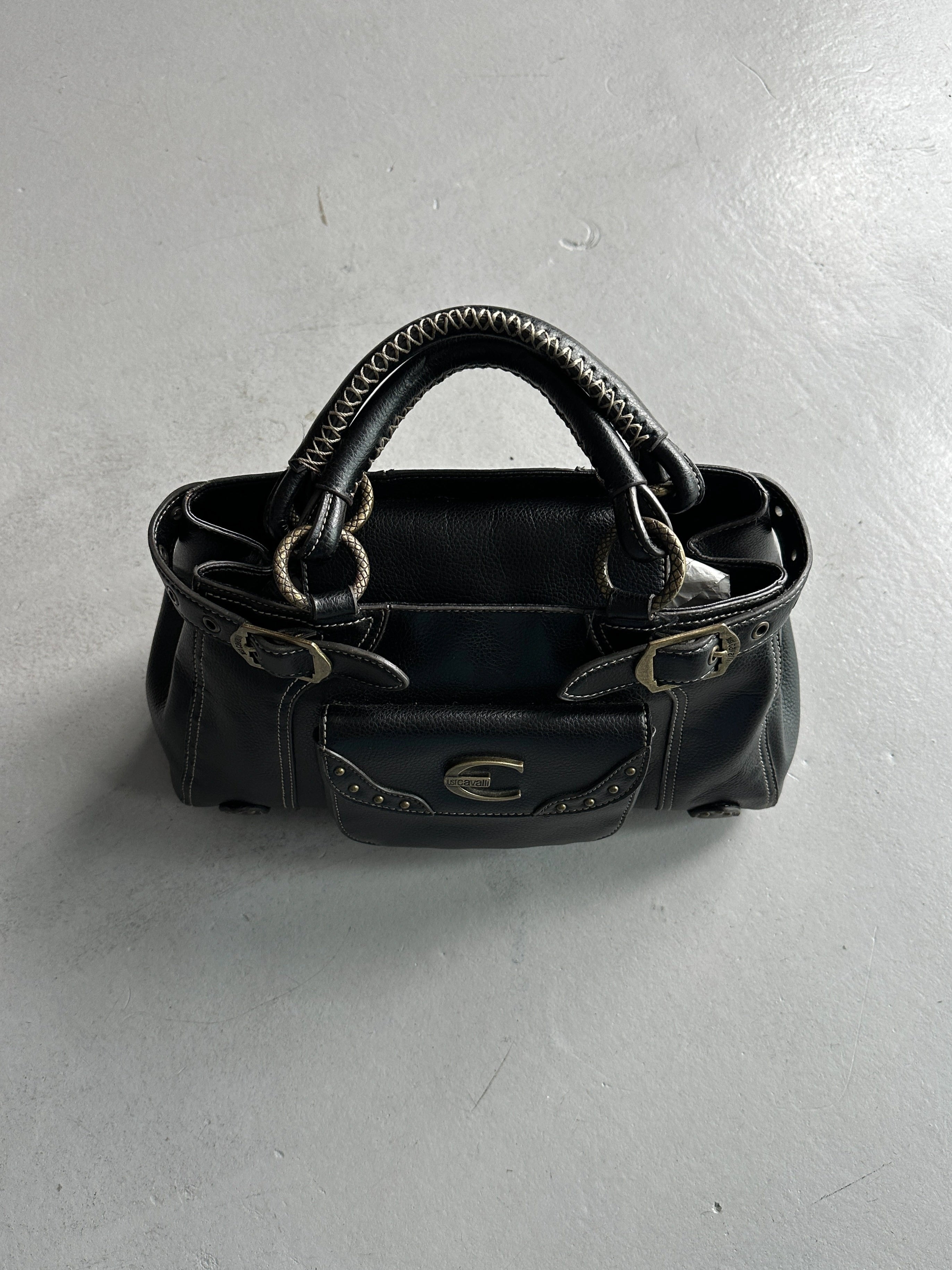 JUST CAVALLI  - F/W 2006 HANDBAG WITH BUCKLE SIDE STRAPS