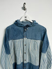 MARITHÉ + FRANÇOIS GIRBAUD - 1990s STONE WASHED HOODED DENIM SHACKET