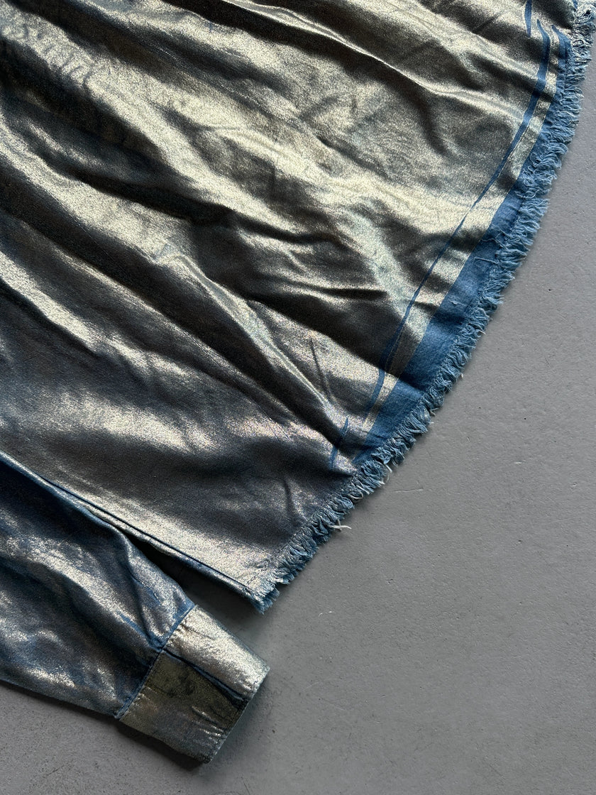 ICEBERG - 2000s METALLIC COATING SHIRT