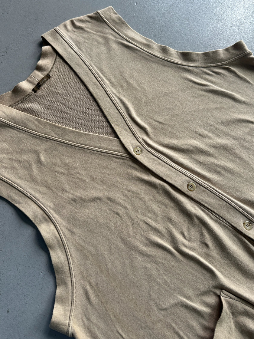 YOHJI YAMAMOTO Y's - S/S 1993 PANELED VEST GILET